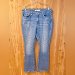 Signature By Levi Strauss Mid Rise Bootcut Jeans, Size 16